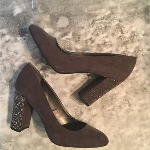 Libby Edelman Shelby crystal rhinestone heels